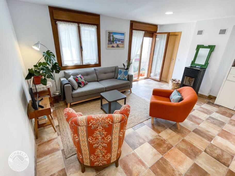 Casa Zunbeltz De 3 Habitaciones En Plena Montana Lezaun Екстер'єр фото